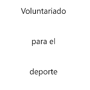Voluntariado para el deporte